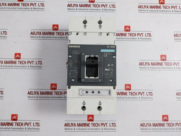 3Vl4740-3Se36-0Aa0 Siemens Molded Case Circuit Breaker 50/60 Hz