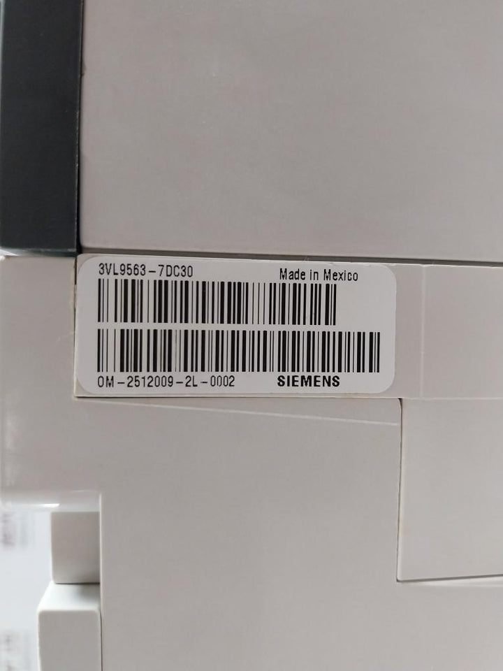 3Vl5763-3Aa36-0Aa0 Circuit Breaker 500-630A Siemens