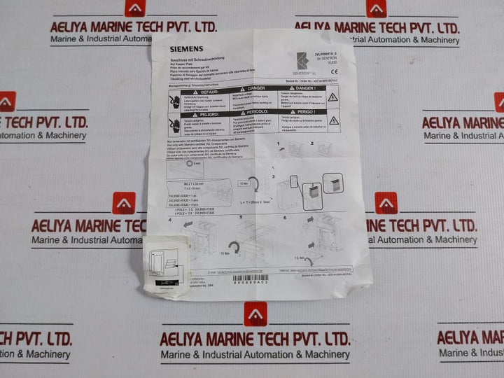 3Vl5763-3Aa36-0Aa0 Circuit Breaker 500-630A Siemens