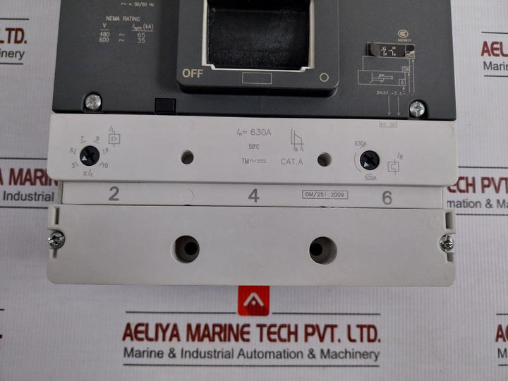 3Vl5763-3Aa36-0Aa0 Circuit Breaker 500-630A Siemens