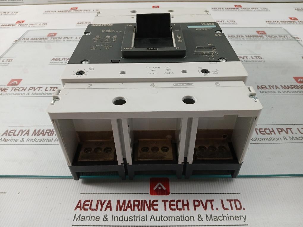 3Vl5763-3Dc36-0Ae1 Molded Case Circuit Breaker 50˚C 100Ka/415V~ Siemens