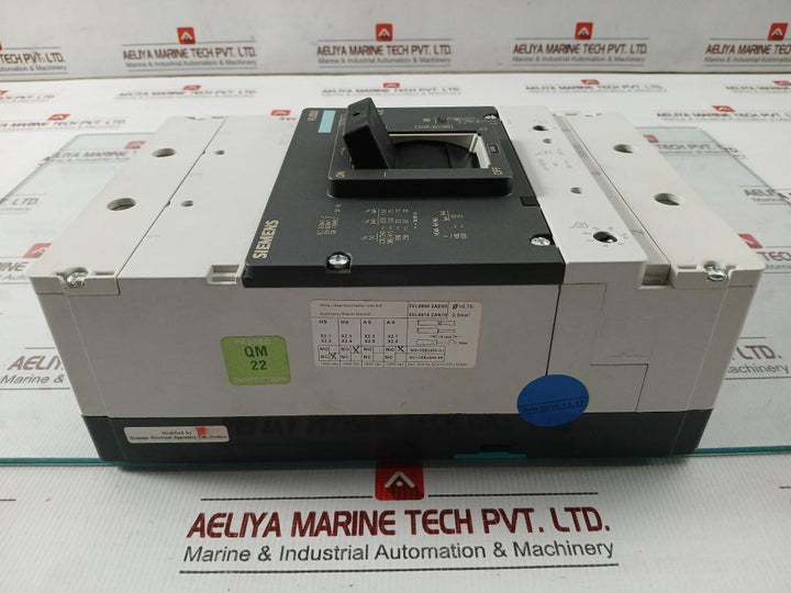 3Vl5763-3Dc36-0Ae1 Molded Case Circuit Breaker 50˚C 100Ka/415V~ Siemens
