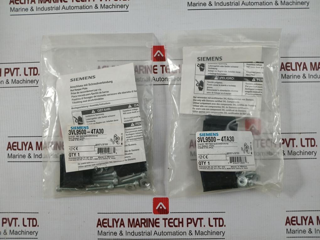 3Vl5763-3Dc36-0Ae1 Molded Case Circuit Breaker 50˚C 100Ka/415V~ Siemens