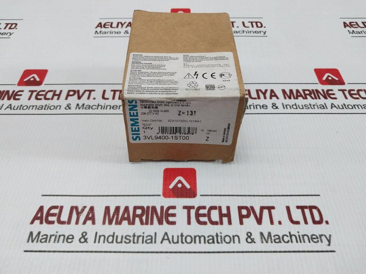 3Vl9400-1St00 Siemens 208-277 Vac Shunt Release