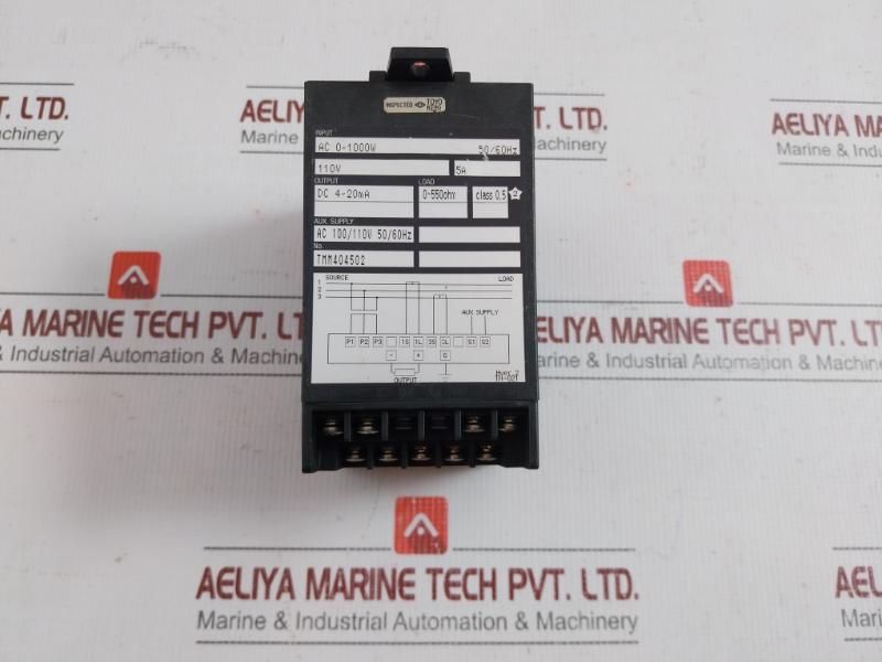 3 Wire Watt Transducer Load- 0-550 Ohm Toyo Keiki Egm-23A 3P