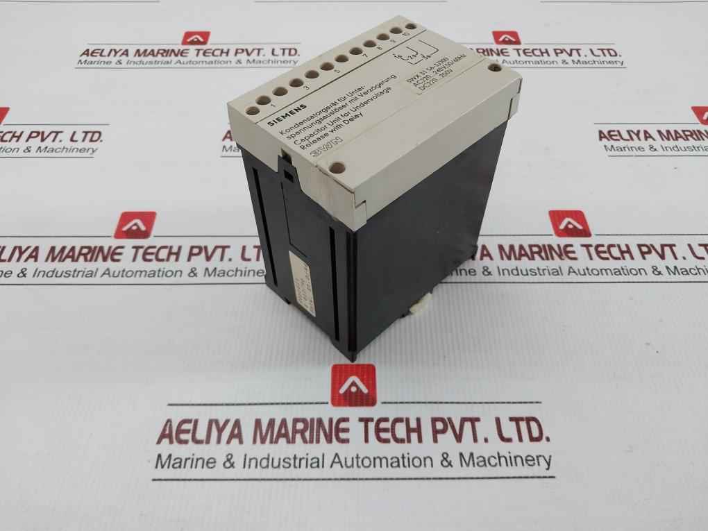 3Wx 31 56-3Jj00 Capacitor Unit For Undervoltage Release With Delay Siemens