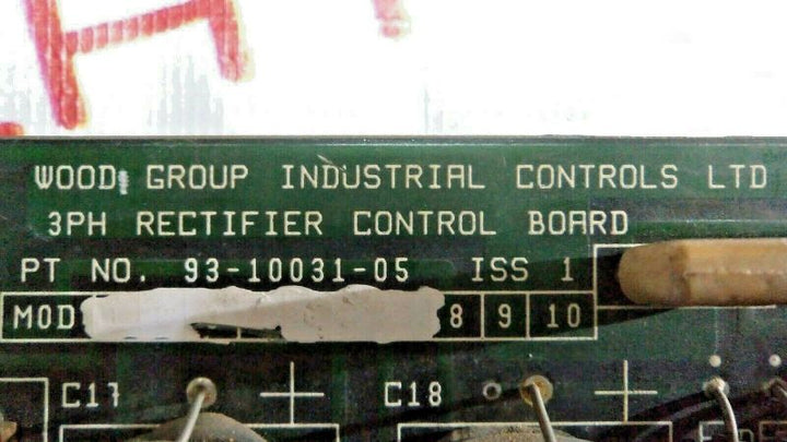 Wood 93 10031 05 3ph Rectifier Control Board - Aeliya Marine Tech