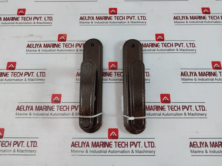 Зенит 3B4-3.03 Mortise Cylinder Lock With Latch & Bronze Handle Set