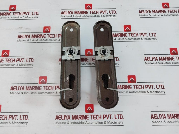 Зенит 3B4-3.03 Mortise Cylinder Lock With Latch & Bronze Handle Set