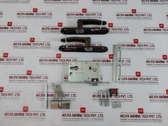 Зенит 3B4-3.03 Mortise Cylinder Lock With Latch & Bronze Handle Set