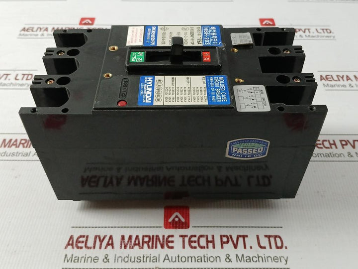 3P Molded Case Circuit Breaker 175A Ac600V 22Ka Hyundai Hbh-203
