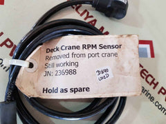 Deck 236988 crane rpm sensor