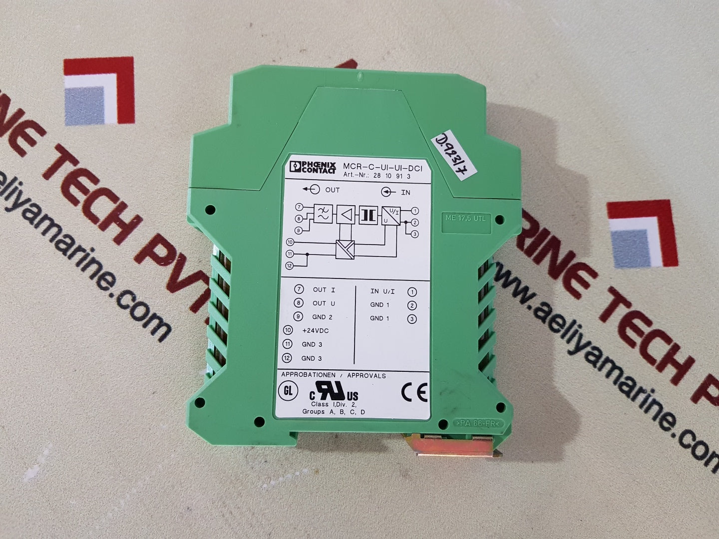 Phoenix Contact Mcr-c-ui-ui-dci Isolation Amplifier 1,5Kv