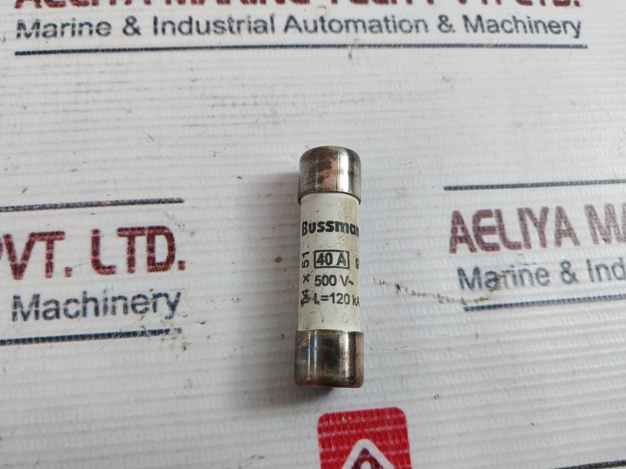 Lot Of 4X Bussmann C14G40 14X51 Cylindrical Fuse 40A 500V~