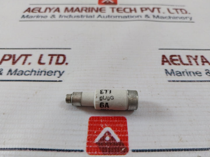 Lot of 10X ETI 6A GL/GG 400V AC / 250V DC Fuse