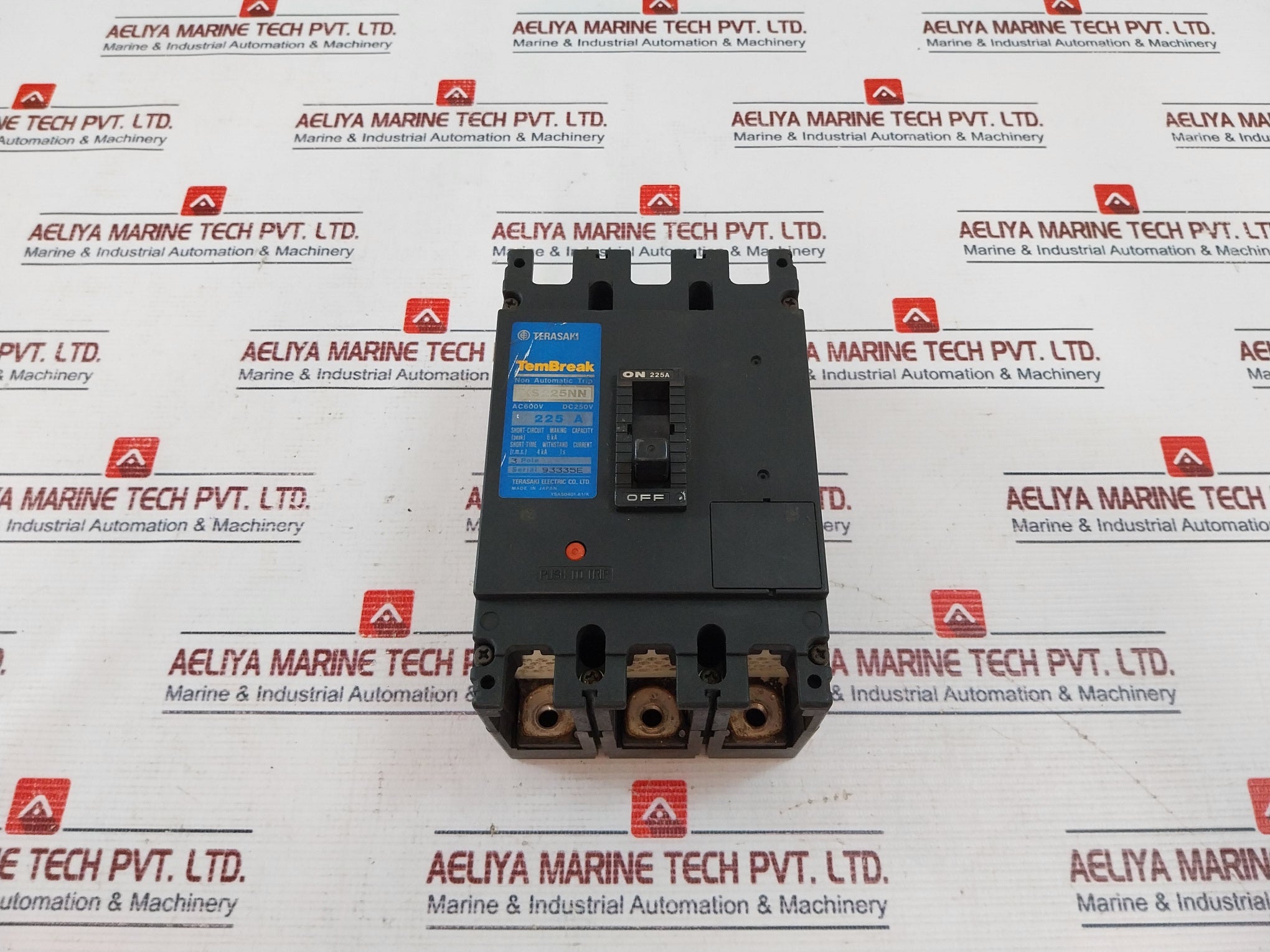 Terasaki XS225NN Circuit Breaker 225A 3-Pole 600V