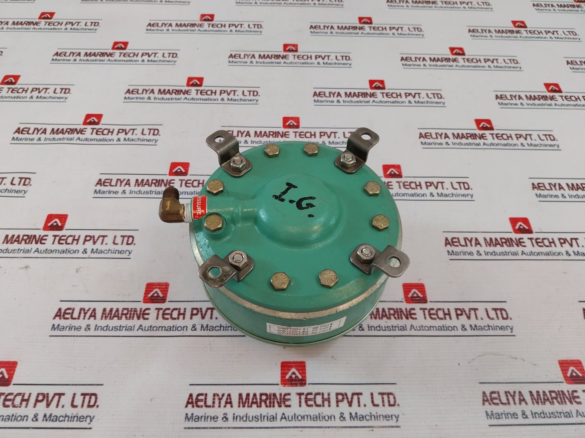 Solon 6Psw3-1 Pressure Switch 0-100 Psi 15A-125/250/480 Vac