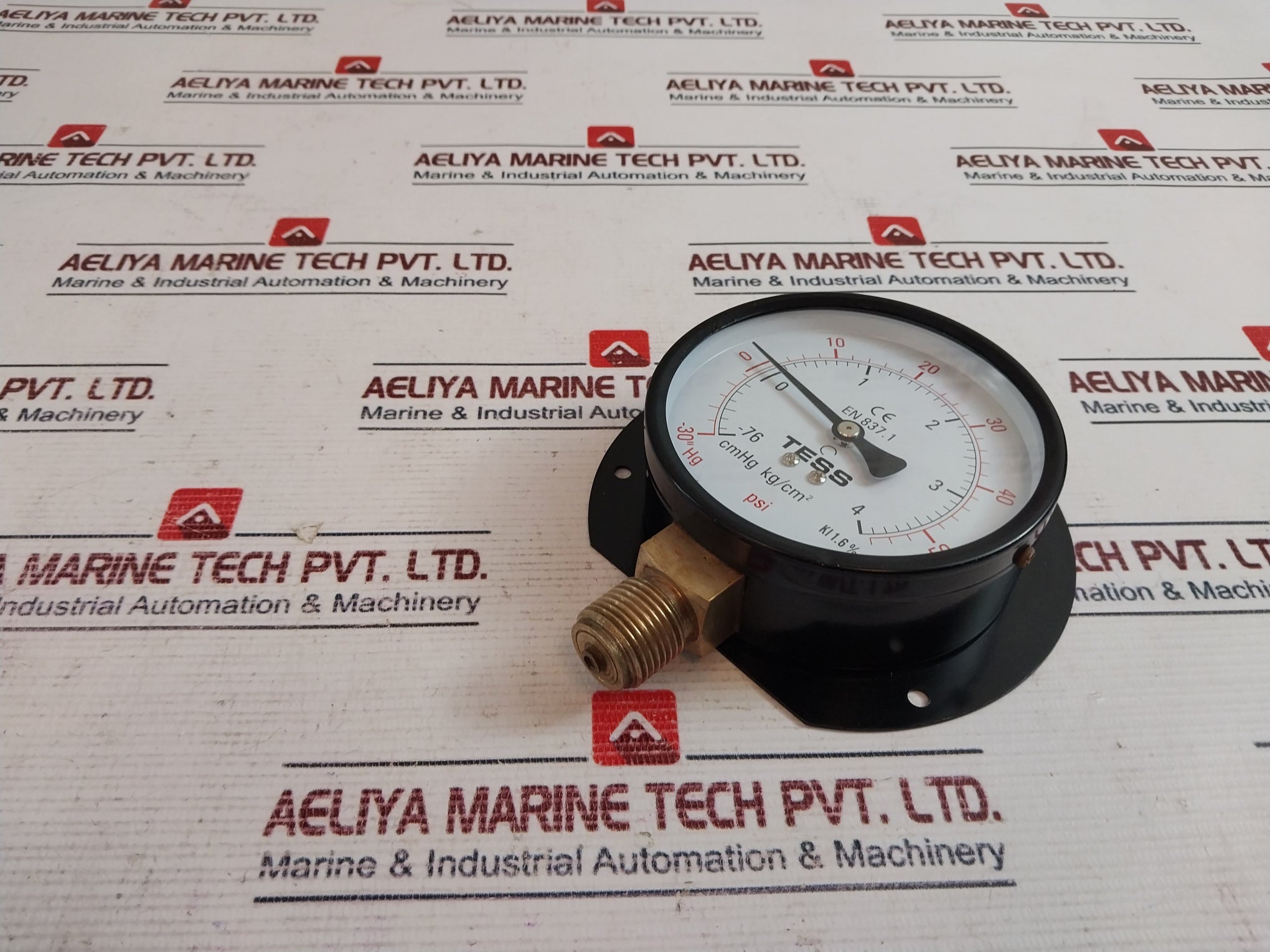 Tess En 837.1 Pressure Gauge 0 To 50Psi