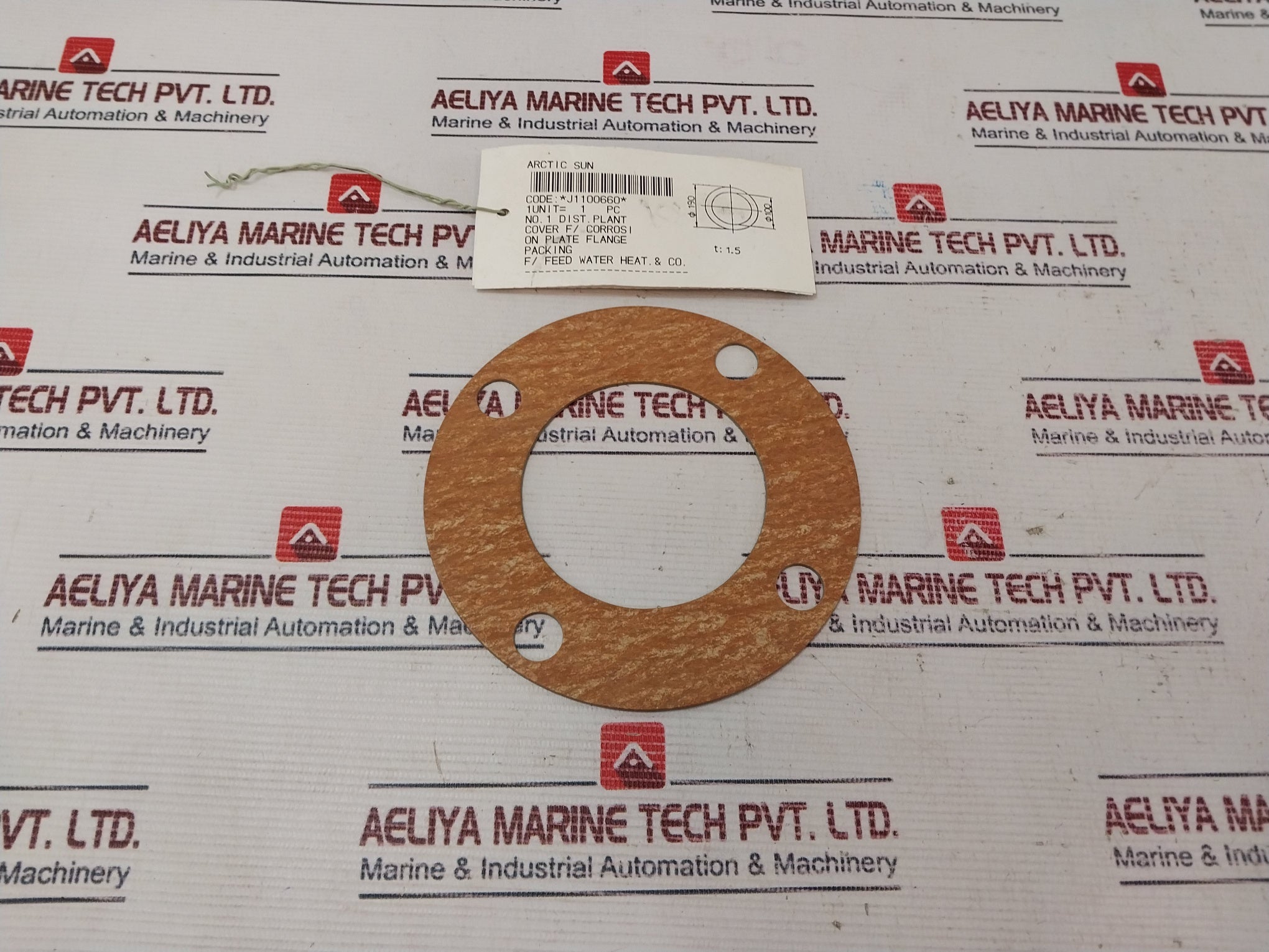 J1100660 T: 1.5 Cover F/Corrosion Plate Flange Packing