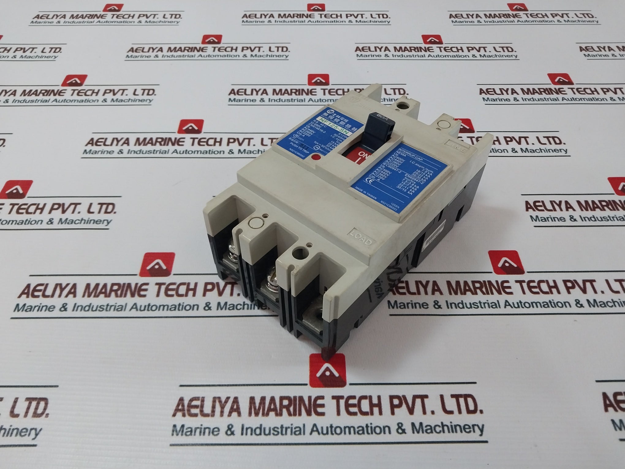 Shihlin Electric Nf125-sn No Fuse Circuit Breaker Temp 40?C,50/60Hz,690V,60A