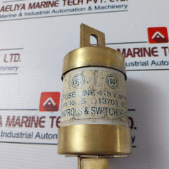 Sg Controls Sg-tkf 315A Hbc Fuse Link 415V Ac
