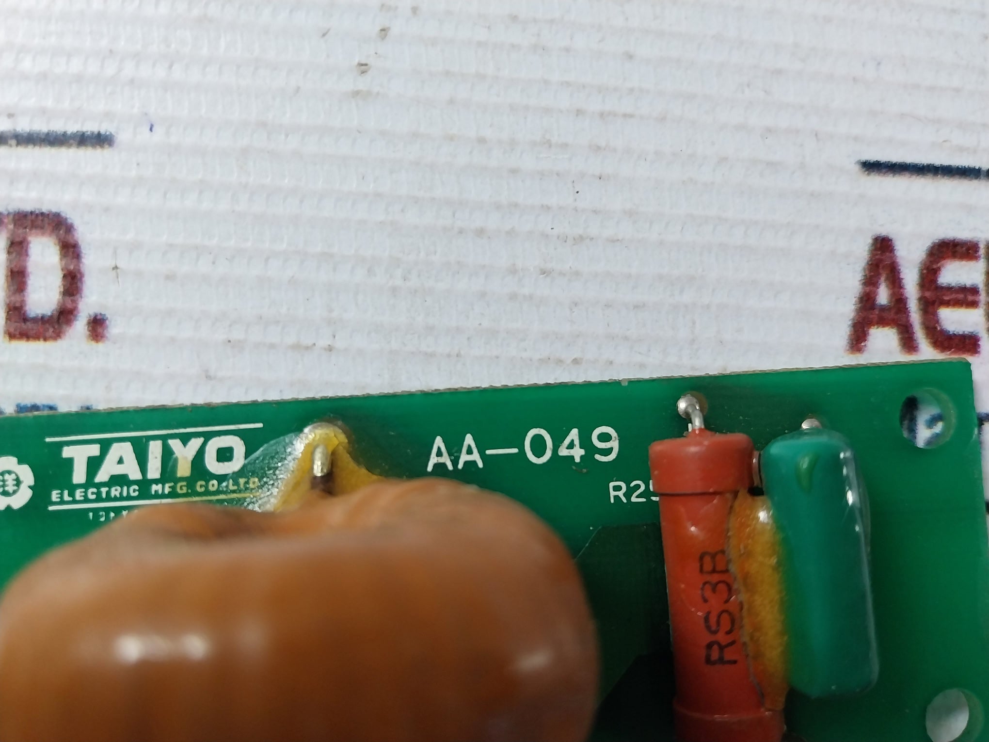 Taiyo Electric Aa-049 Printed Circuit Board