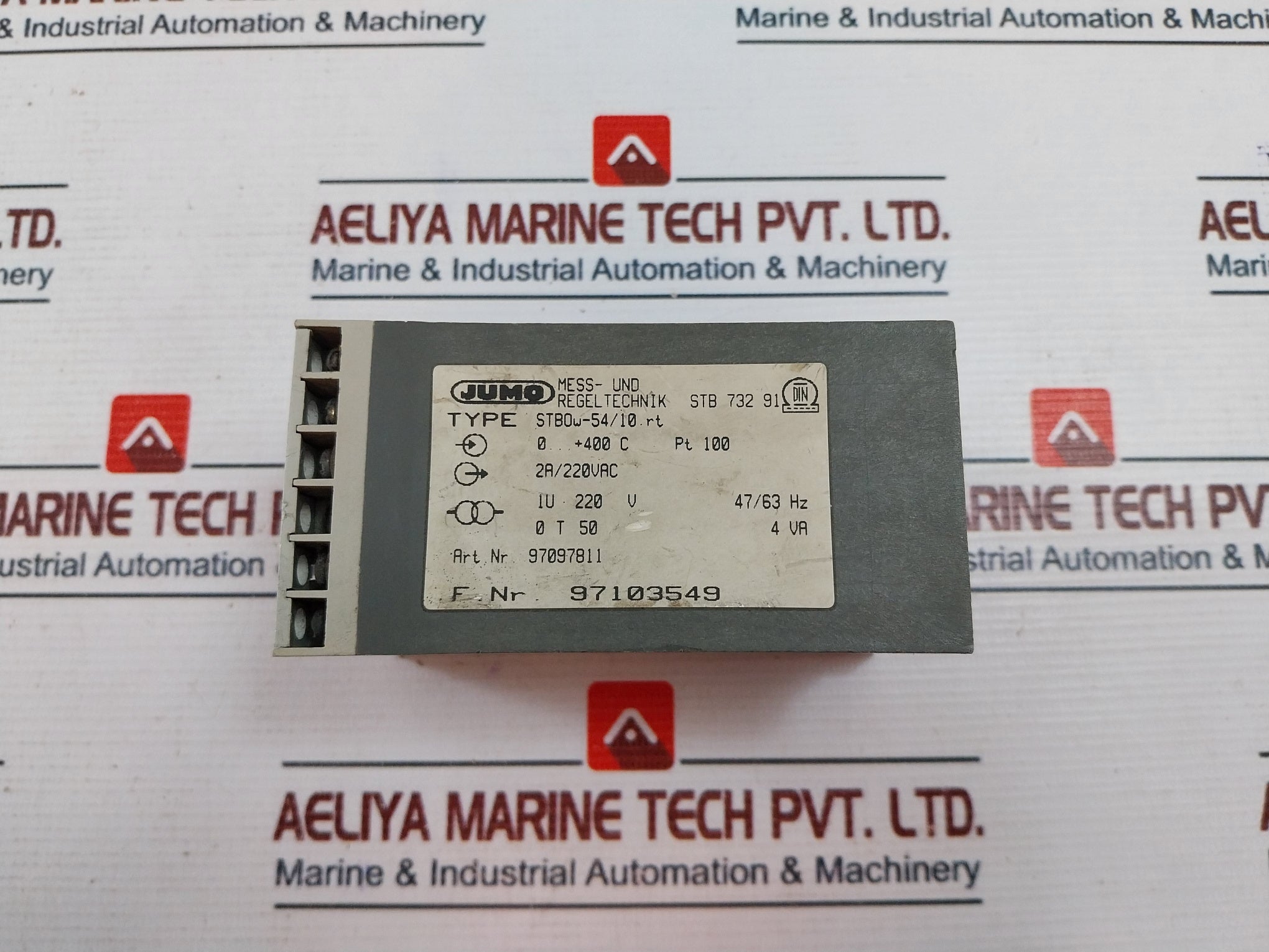 Jumo Stbow-54/10.Rt Temperature Controller 2A/220Vac,47/63Hz