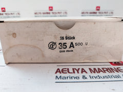 Lot Of 10X Groh Gmbh Pausa Diii Flink 35A Fuse Link 500V