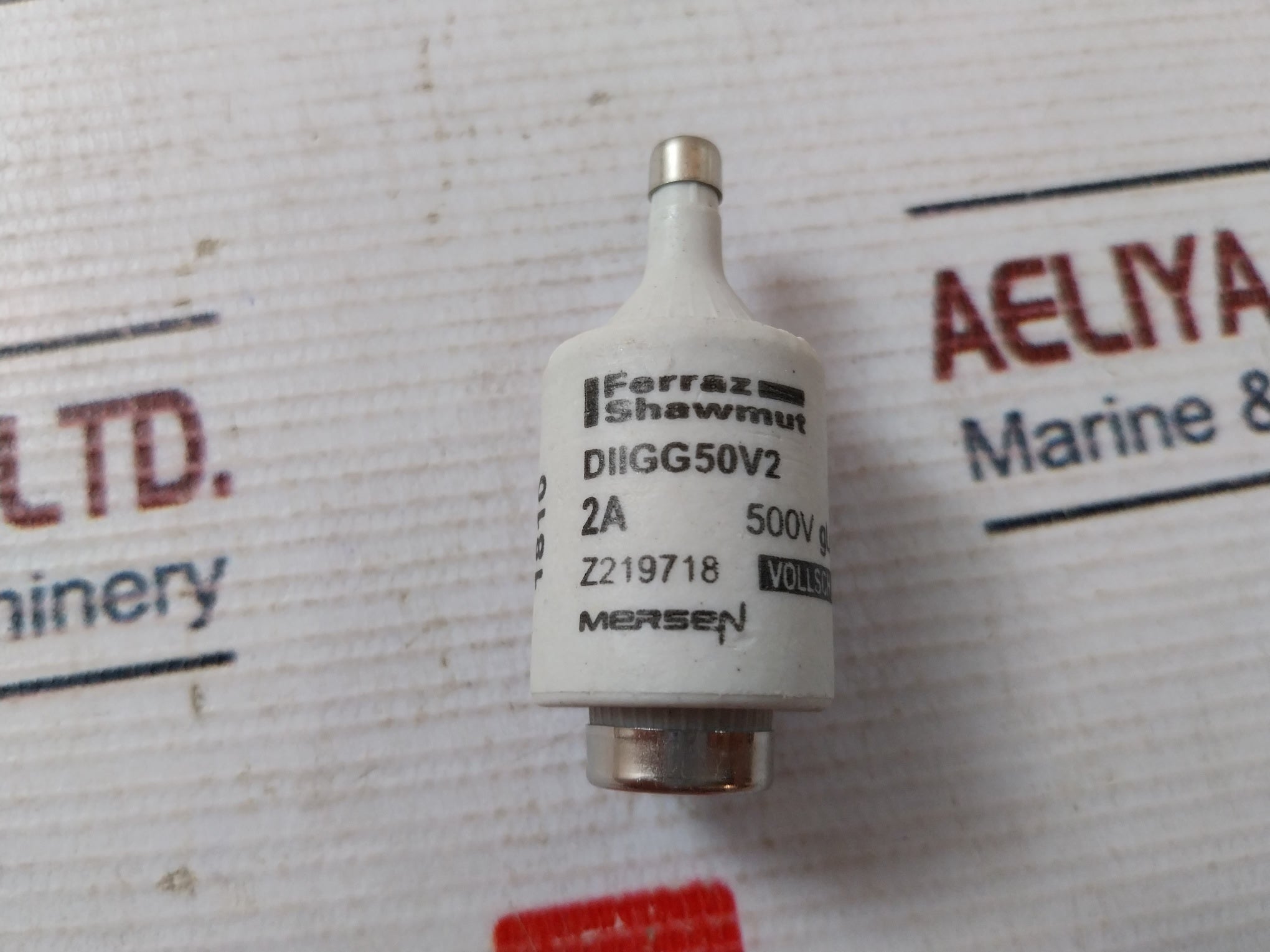 Lot Of 5X Ferraz Shawmut DIIGG50V2 Fuse Link 2A 500V