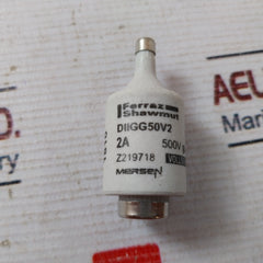Lot Of 5X Ferraz Shawmut DIIGG50V2 Fuse Link 2A 500V