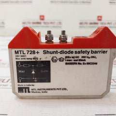 Mtl Instruments Mtl 728+ Shunt-diode Safety Barrier 28V