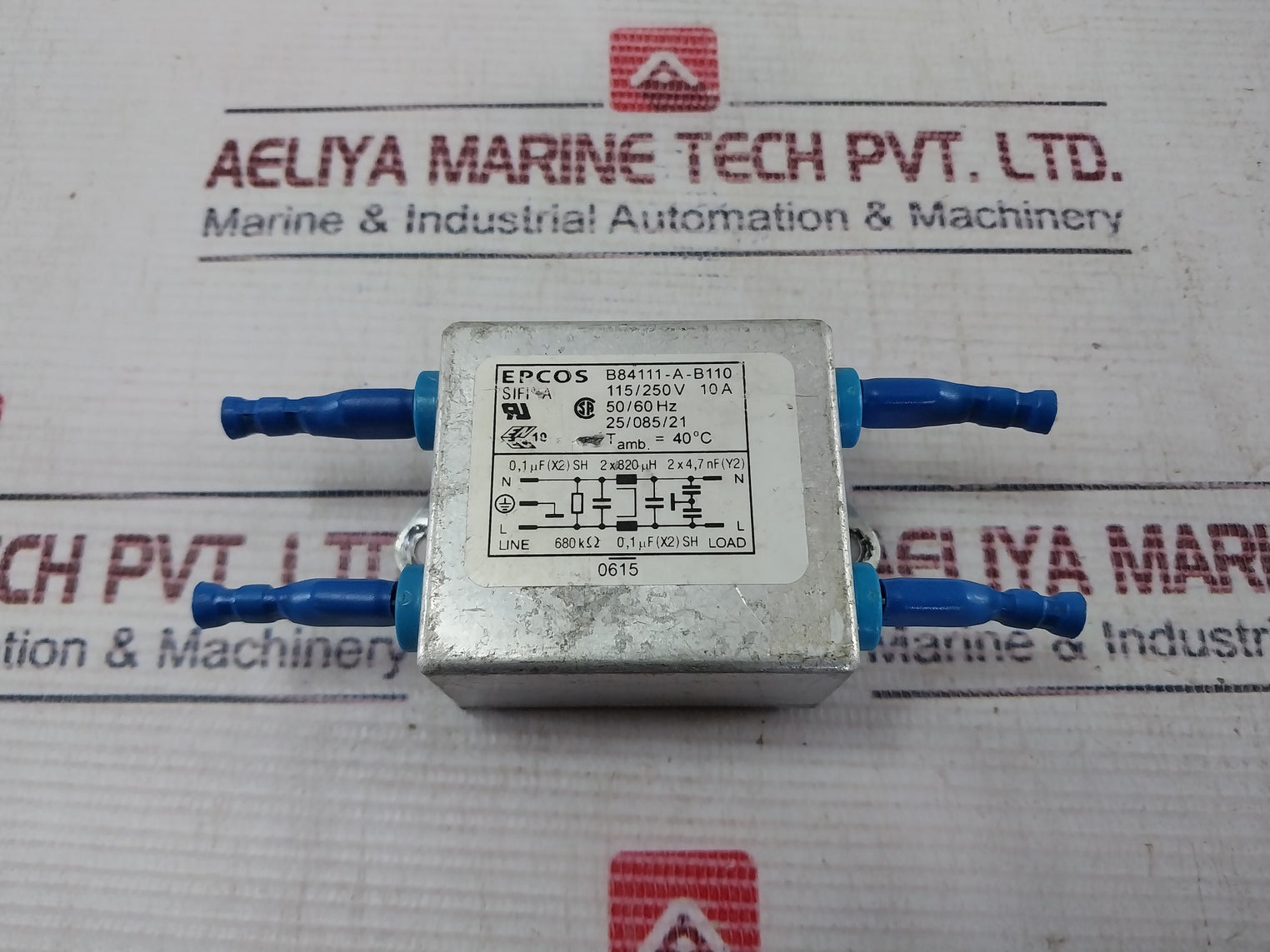 Epcos B84111-a-b110 Filter 115/250V 10A 50/60 Hz