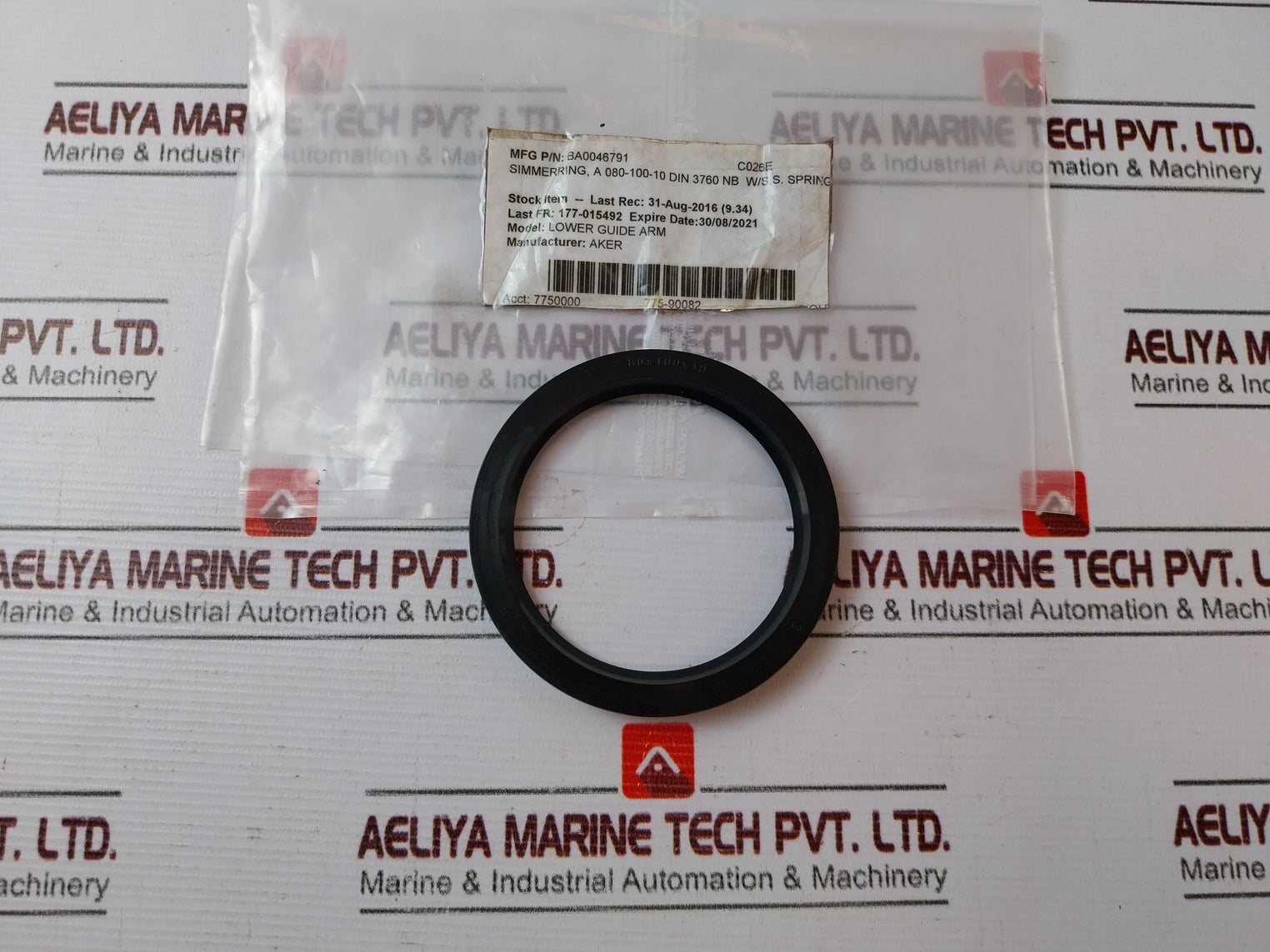 Aker 80X100X10 DIN 3760 Rotary Shaft Seal BA0046791