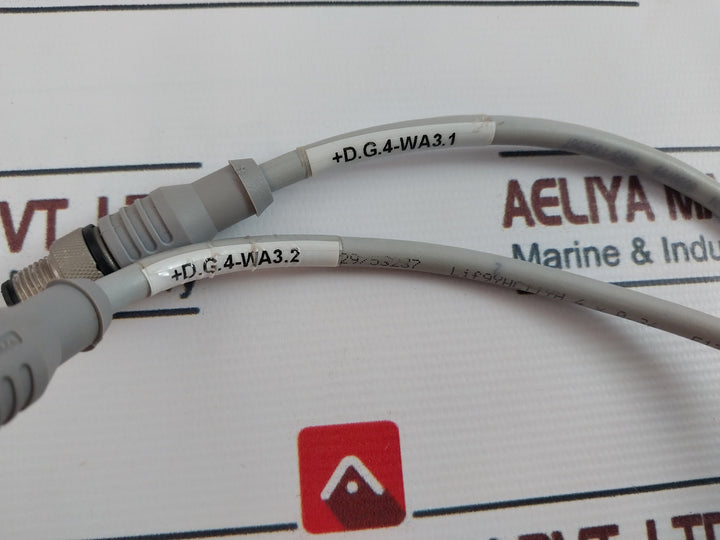 Escha 8030199 Sensor Cable Connector 8018529/53237 Lif9Yhc11Yh 4 X 0,34