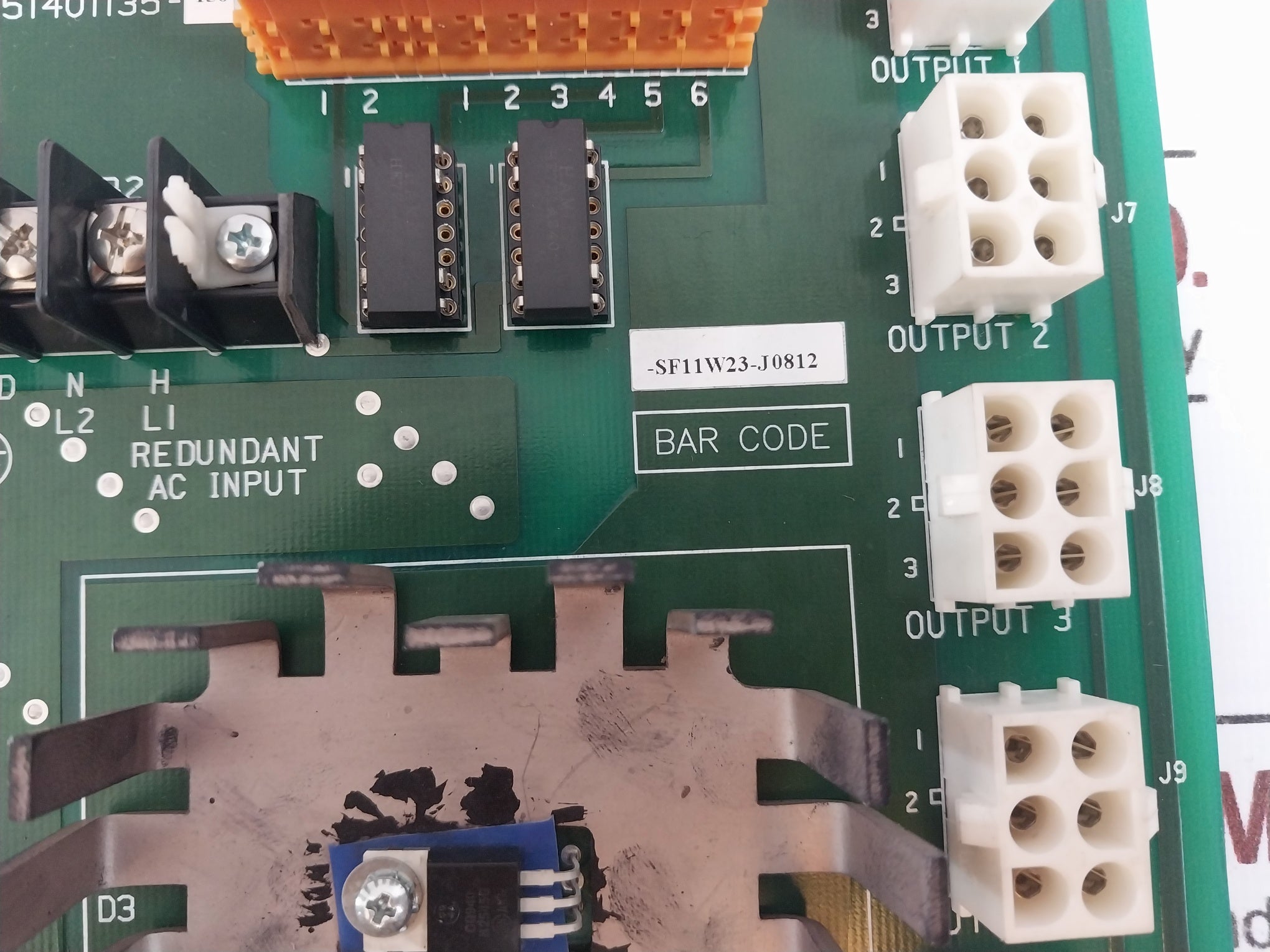 Honeywell 51401135-150 Power System Rev: J 115/230V 50/60Hz 94V-0