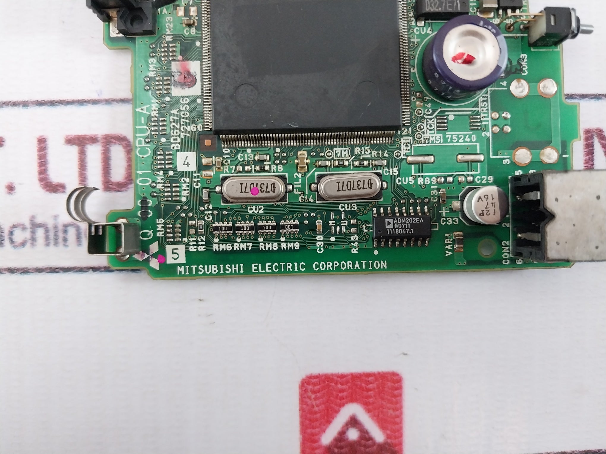 Mitsubishi Electric Q01 Cpu-a Pcb For Plc Q Series Cpu Module Bd627A727H06