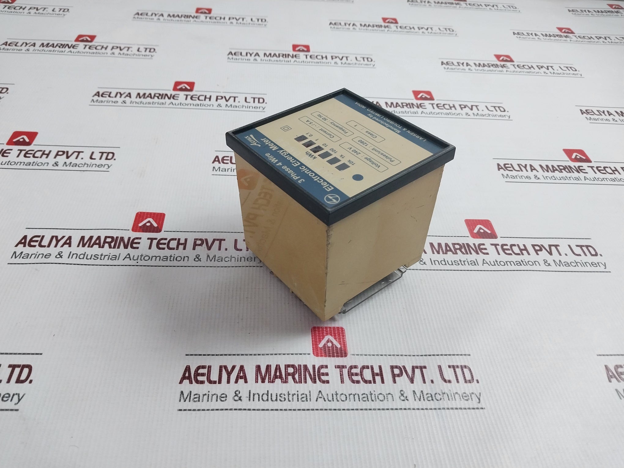 Larsen & Toubro 3 Phase 4 Wire Electronic Energy Meter 240V 5A 50Hz