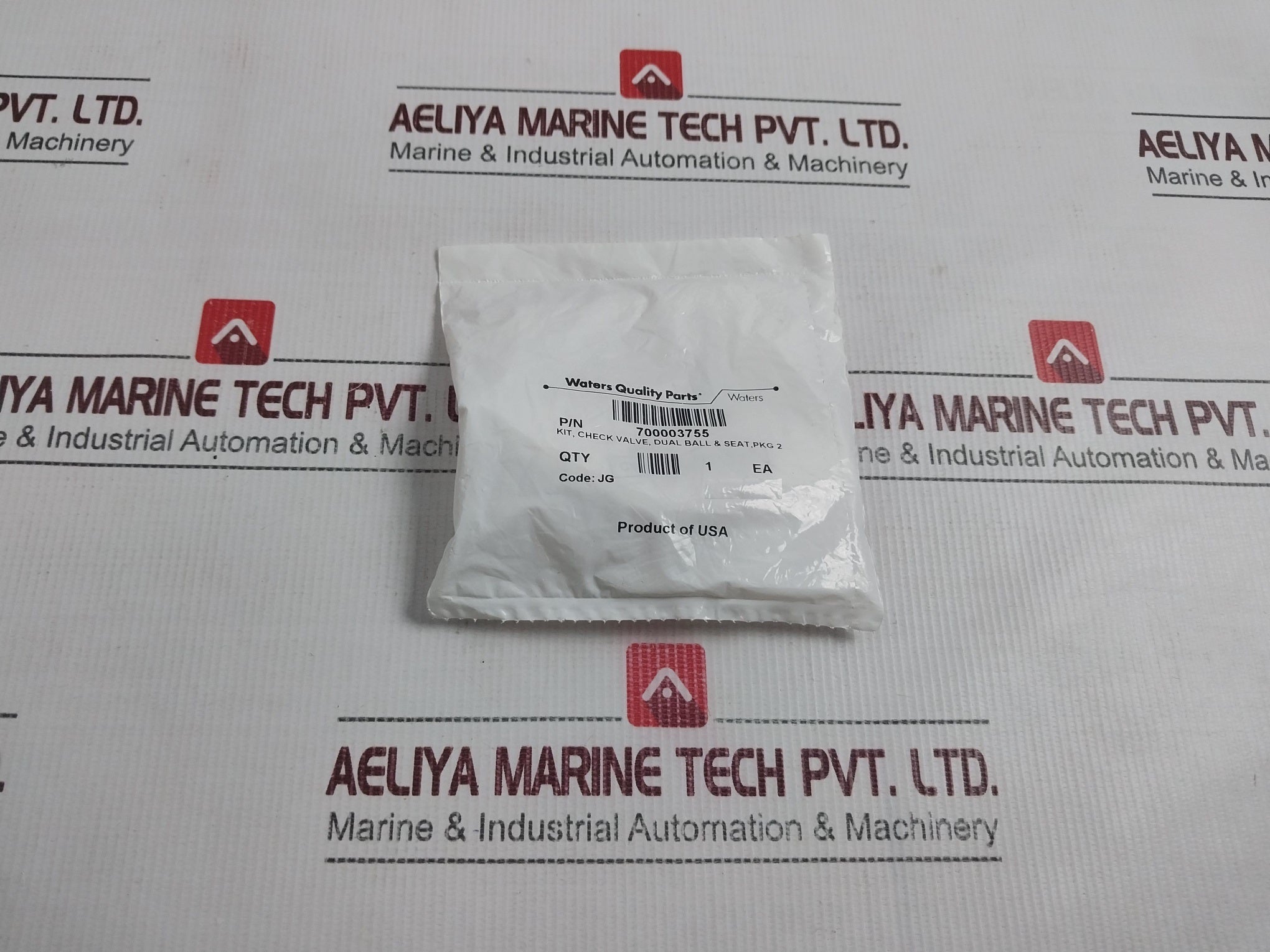 Waters 700003755 Check Valve Dual Ball And Seat