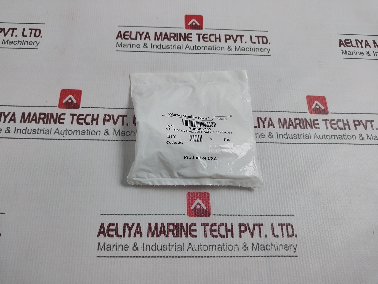 Waters 700003755 Check Valve Dual Ball And Seat