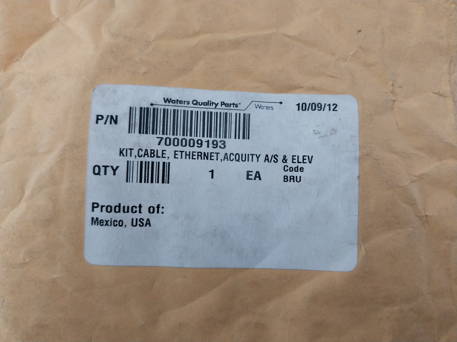 Waters 700009193 Ethernet Cable Kit