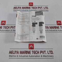 4-20 Ma Pressure Transmitter 7495581 Wika -1..0 Bar Ip 65