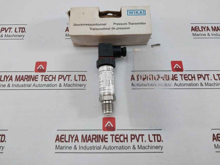 4-20 Ma Pressure Transmitter 7495581 Wika -1..0 Bar Ip 65