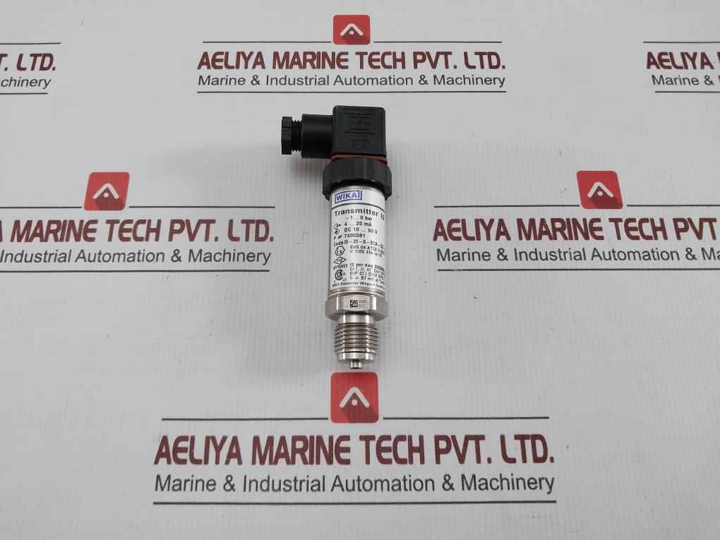 4-20 Ma Pressure Transmitter 7495581 Wika -1..0 Bar Ip 65