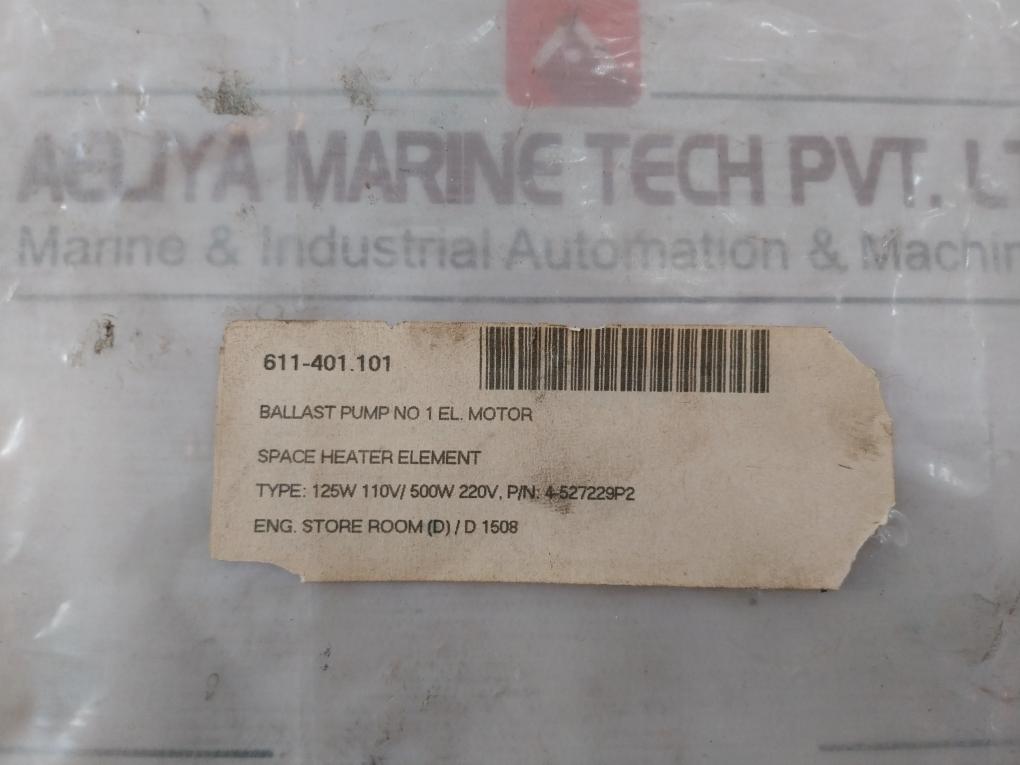 4-527229P2 Space Heater Element 125W 110V/500W 220V 100V 120V