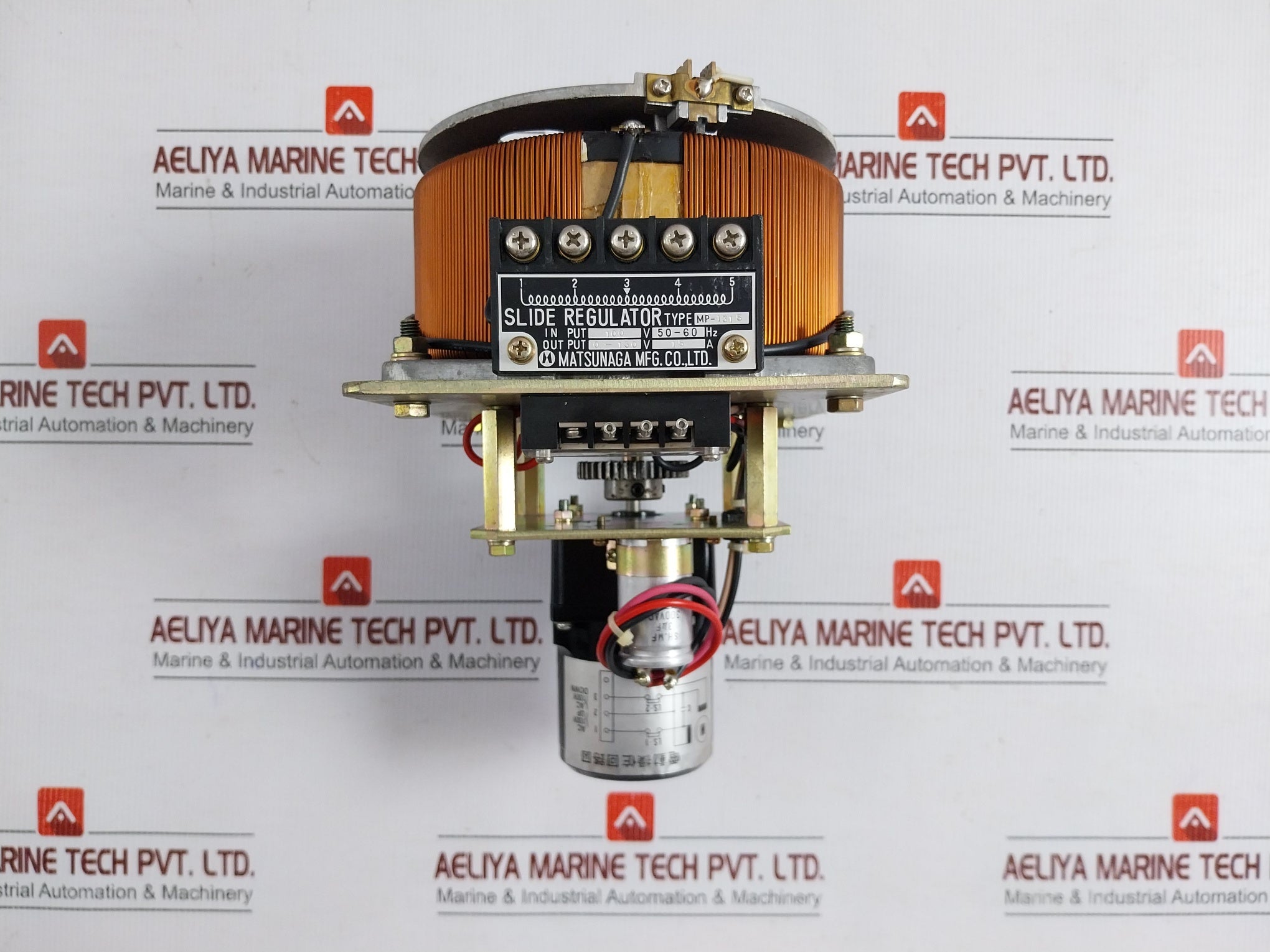 4-Pole-Slide-Regulator-50-60Hz-100V-300Vac-by-Matsunaga-Mp-1315-1
