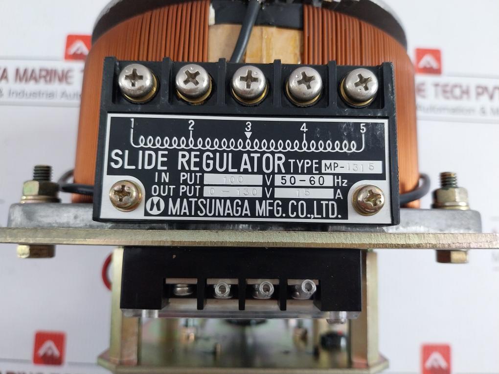 4-Pole-Slide-Regulator-50-60Hz-100V-300Vac-by-Matsunaga-Mp-1315-4