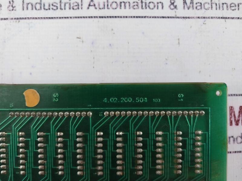 4.02.200.504 Printed Circuit Board 94V-0 Lue 020+038