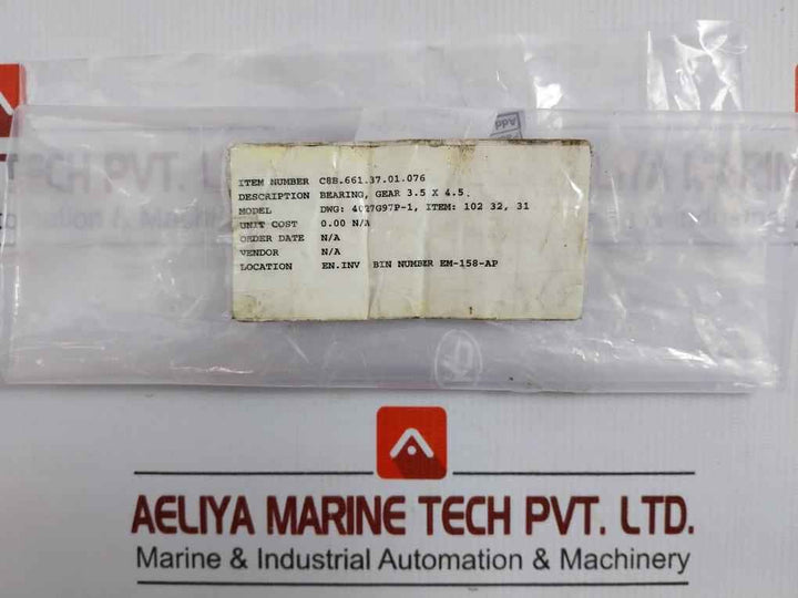 4027G97P-1 Bearing, Gear 3.5 X 4.5