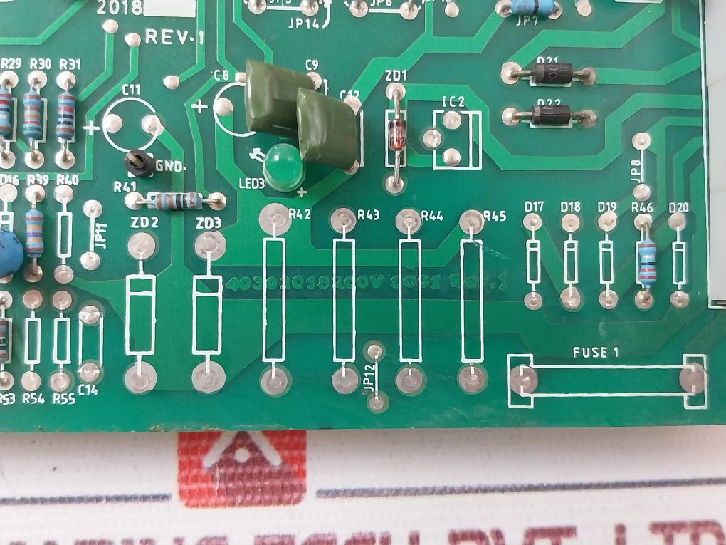 40302018200V0001 Rev.1 Printed Circuit Board