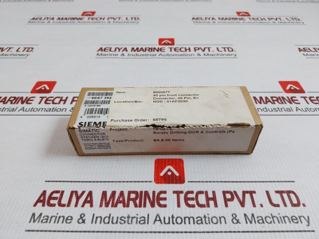 40 Pin Front Connector 6Es7 392-1Am00-0Aa0 Siemens